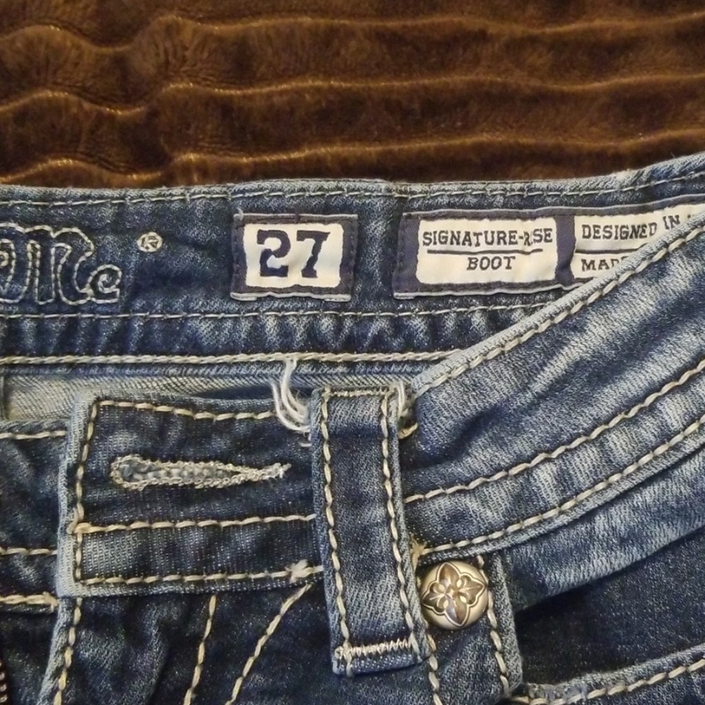 Womens Miss Me Boot Cut Jeans - Picture 4 of 4